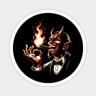 Smoking Devil Magnet